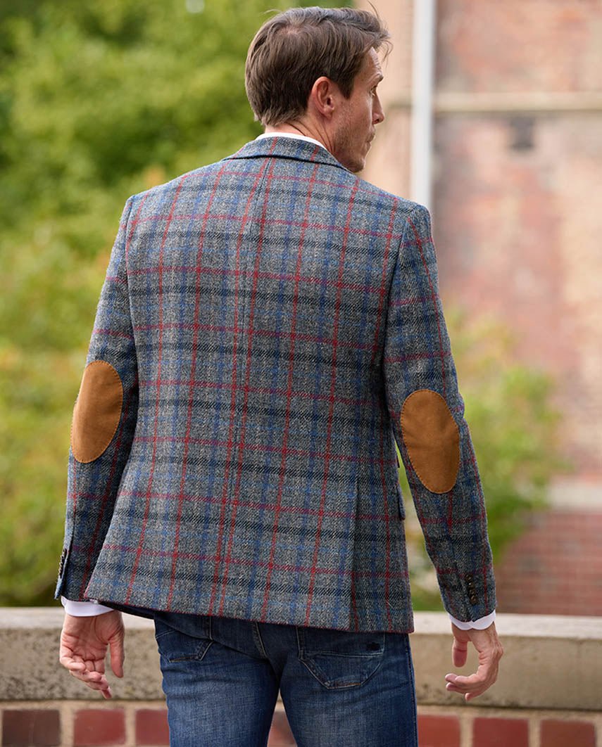 Harris Tweed Sakko ''London'' in royal check - Wellington of Bilmore