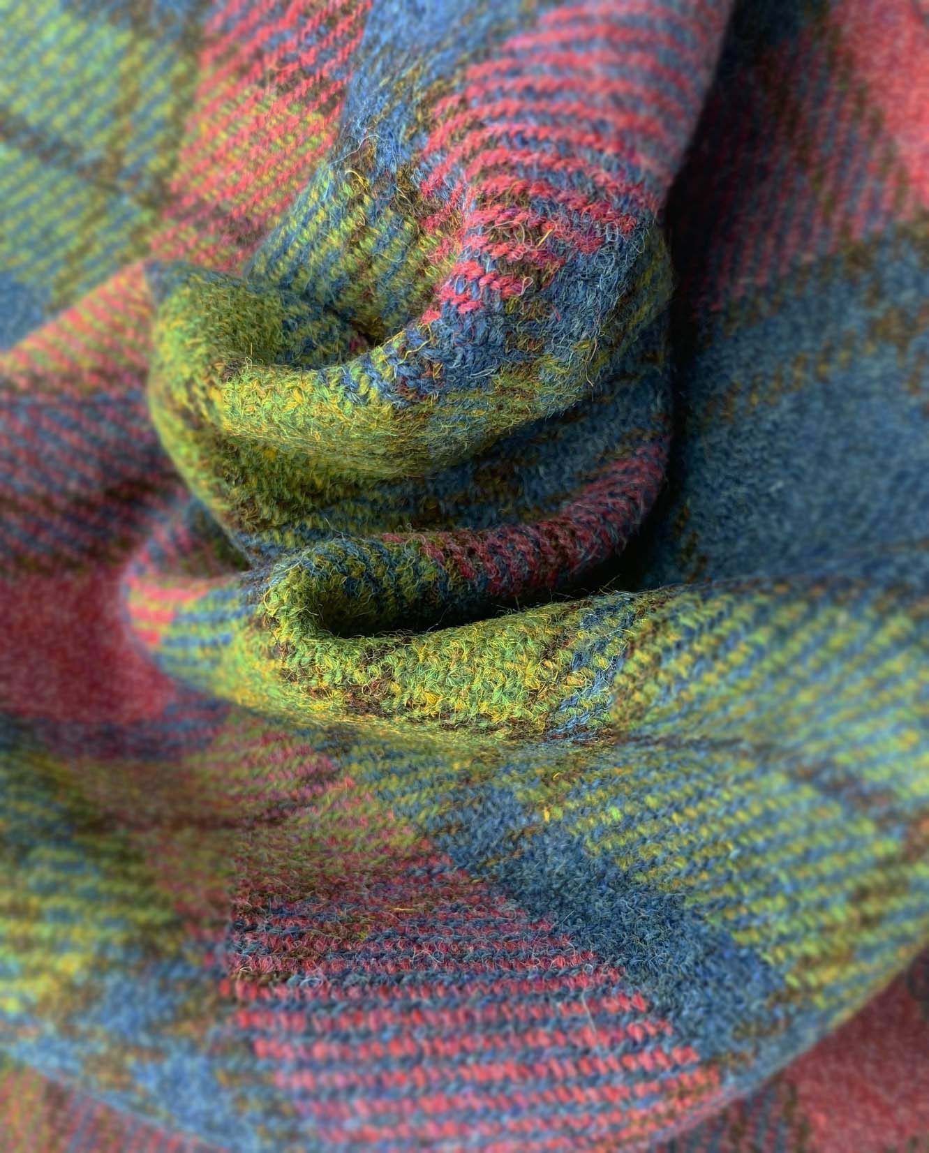 Harris Tweed Weste "Wales" in candy check - Wellington of Bilmore