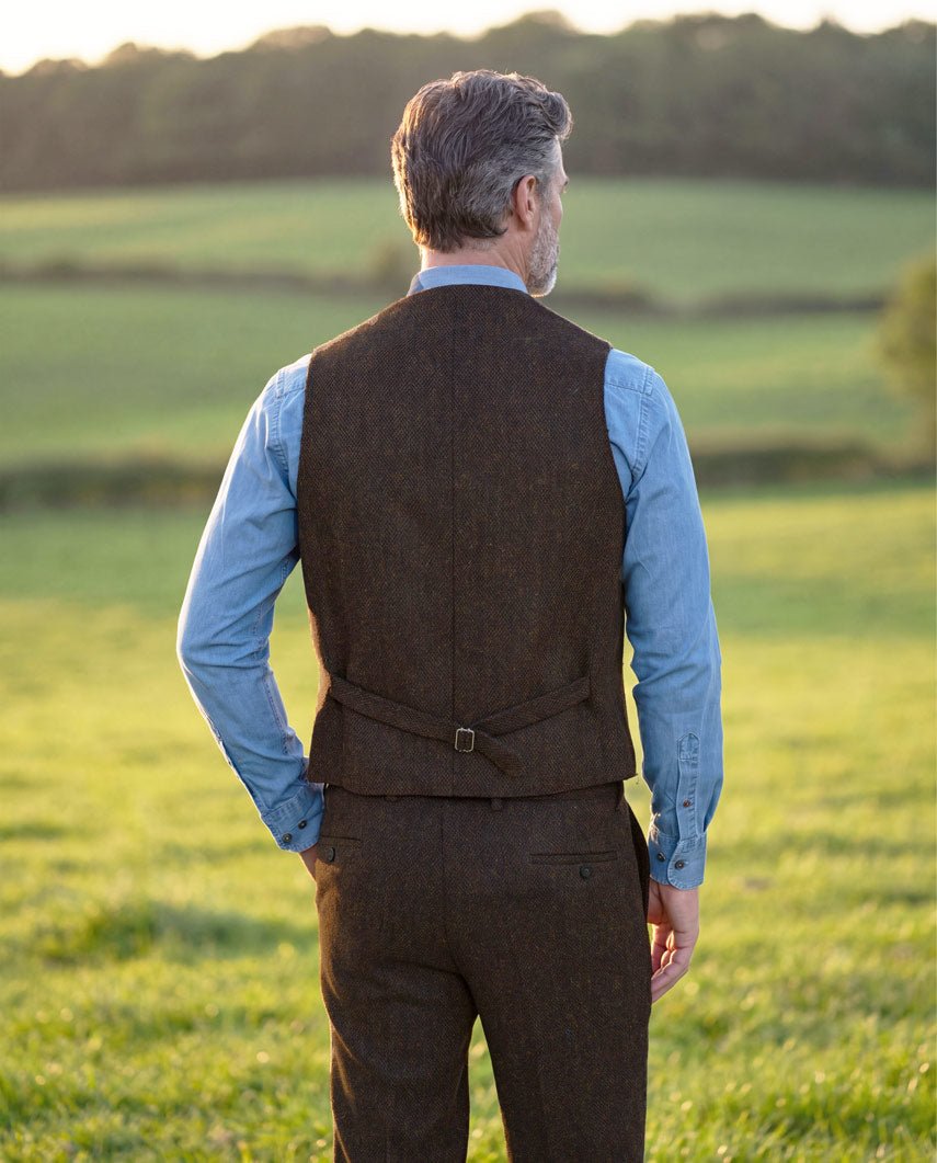 Harris Tweed Weste ''Wales'' in multicolor Tweed - Wellington of Bilmore