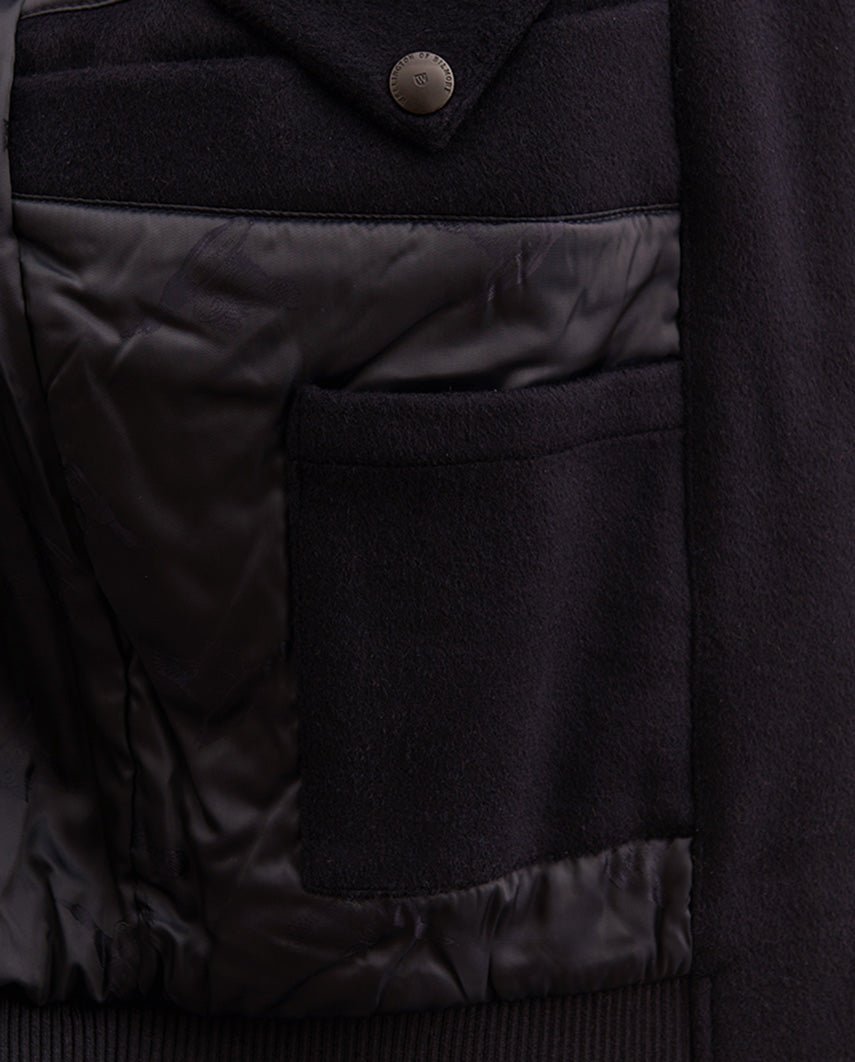 Herren Blouson "Lumber" aus Woll-Kaschmir Qualität in navy - Wellington of Bilmore