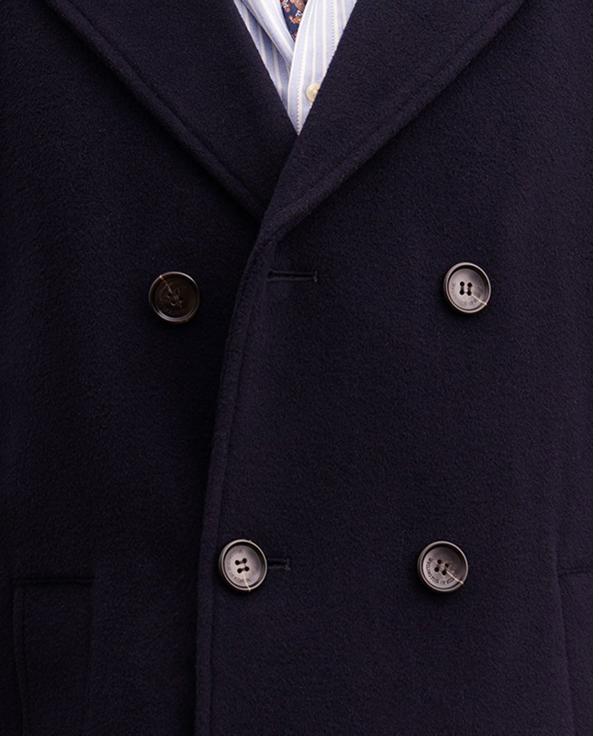 Herren Cabanjacke "Seaberg" in navy aus Woll-Kaschmir Qualität - Wellington of Bilmore