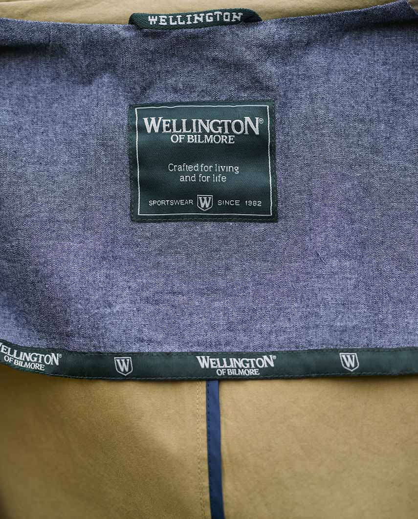 Herren Kurzmantel ”Stirling” in sand - Wellington of Bilmore