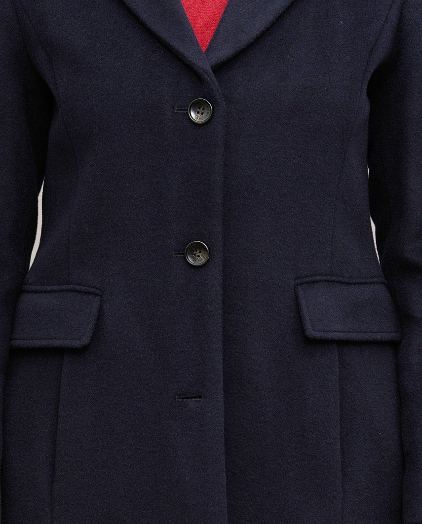 Klassischer Damenmantel "Emilia" in navy - Wellington of Bilmore