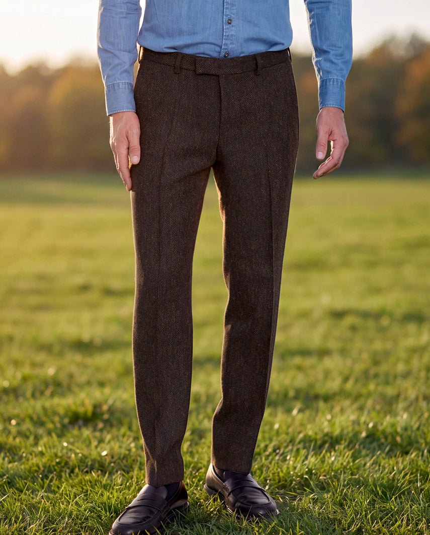 Mr. Miller - Harris Tweed Hose in Multicolor - Wellington of Bilmore