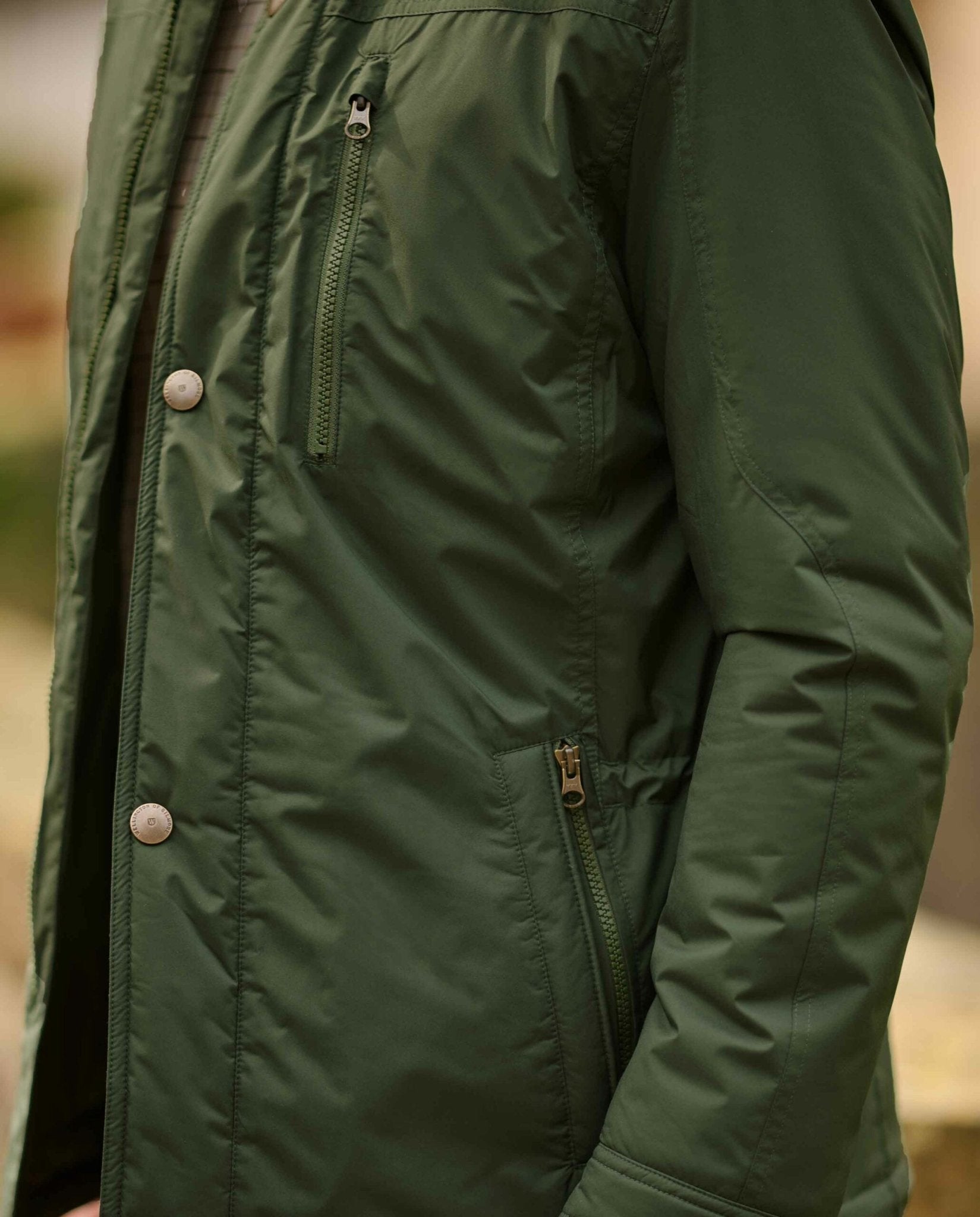 Ultraleichte Herren Funktionsjacke "Rymer" in racing green - Wellington of Bilmore