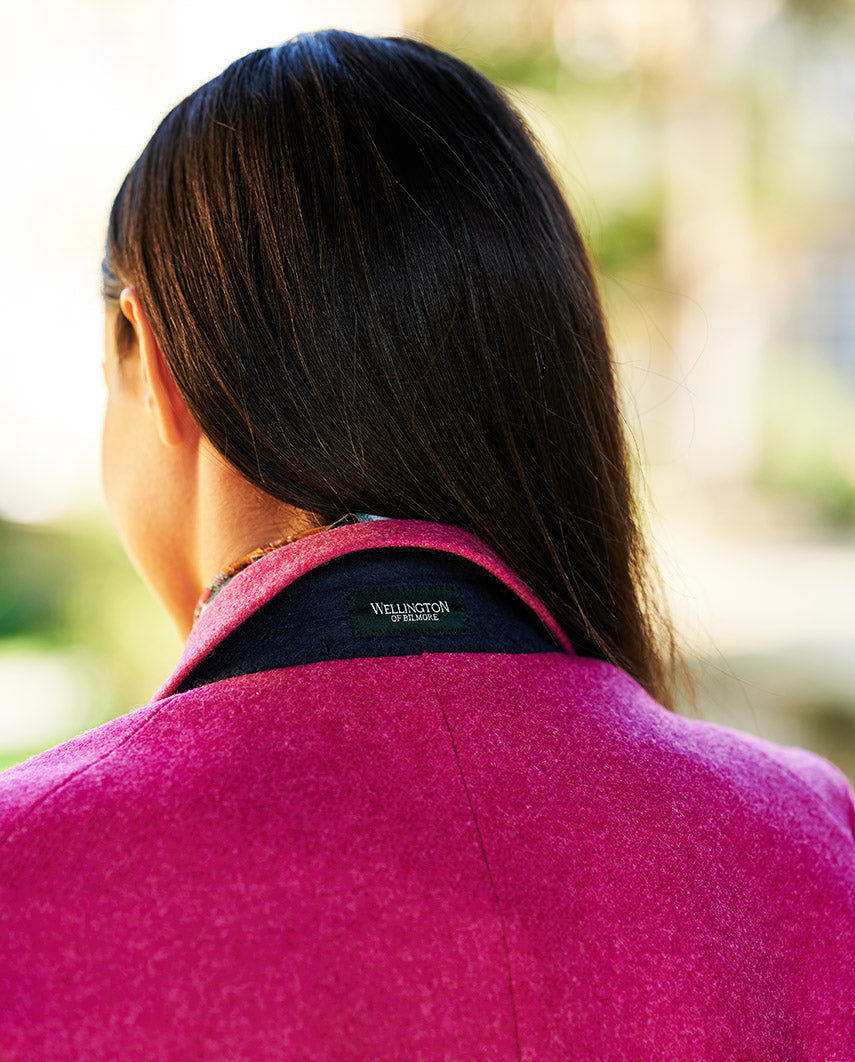 Ladiesclub - Harris Tweed Blazer in pink