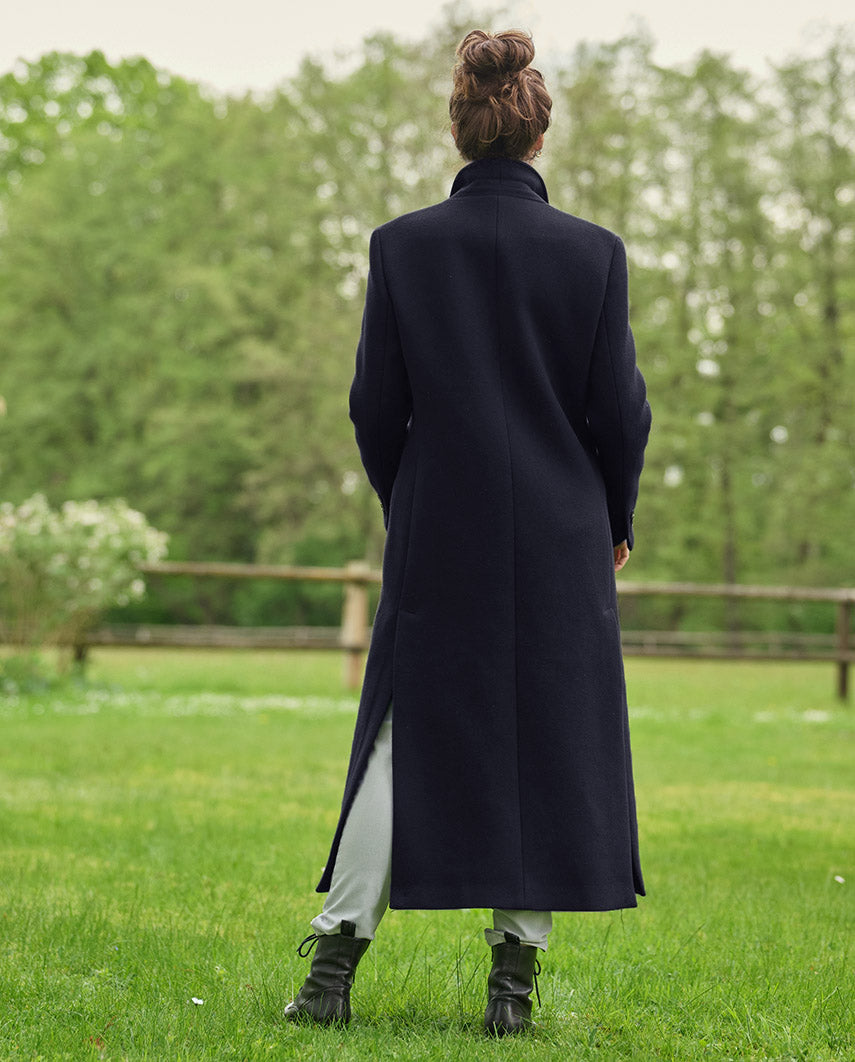 Coat ''Dorry'' made of finest wool-cashmere quality in navy