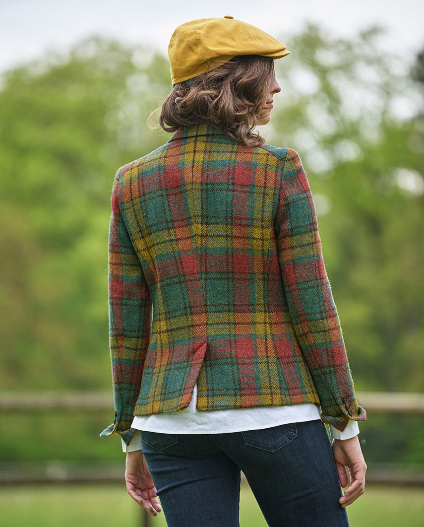 Harris Tweed Blazer ''Ava'' in colorful tartan