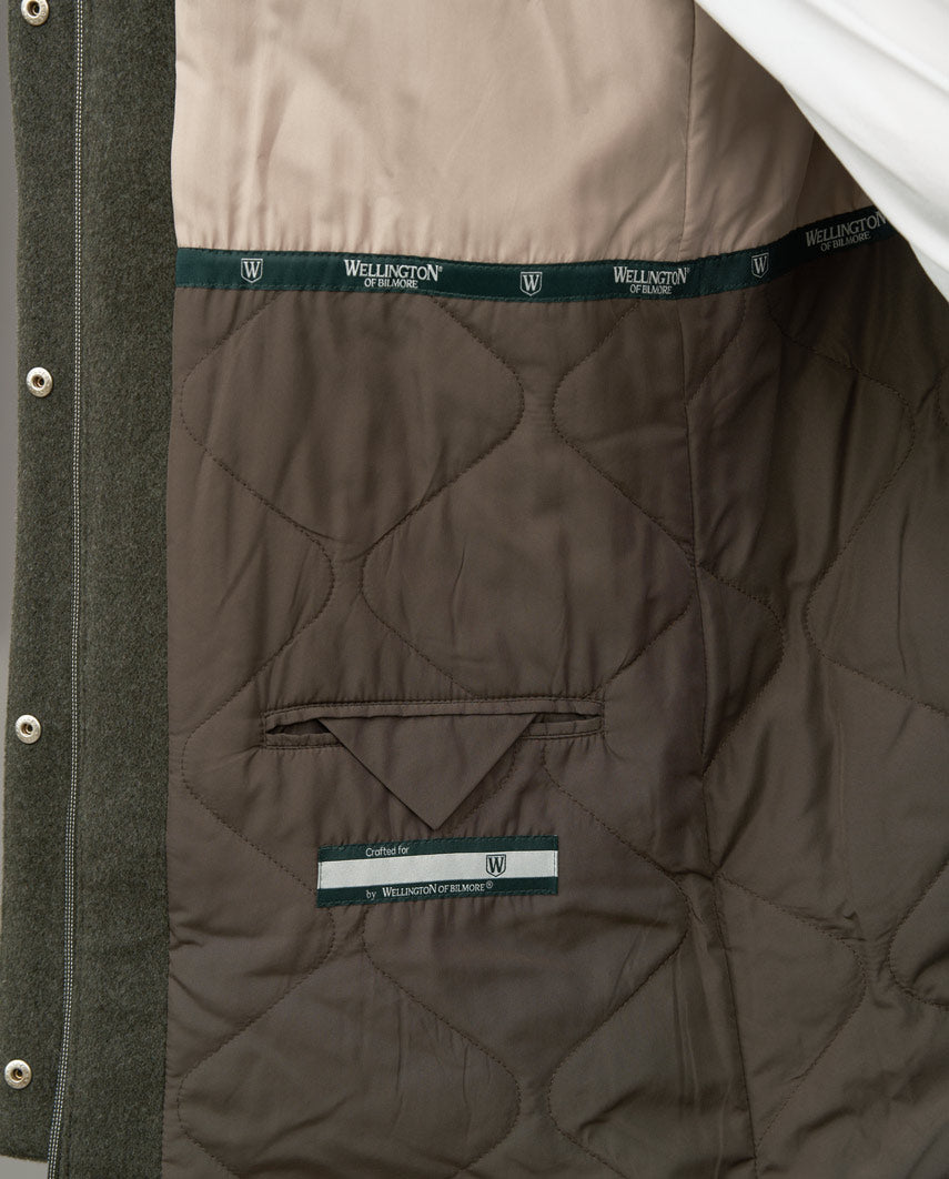 Damen-Parka „Liz Parka“ aus Woll-Kaschmir-Mix in Forrest