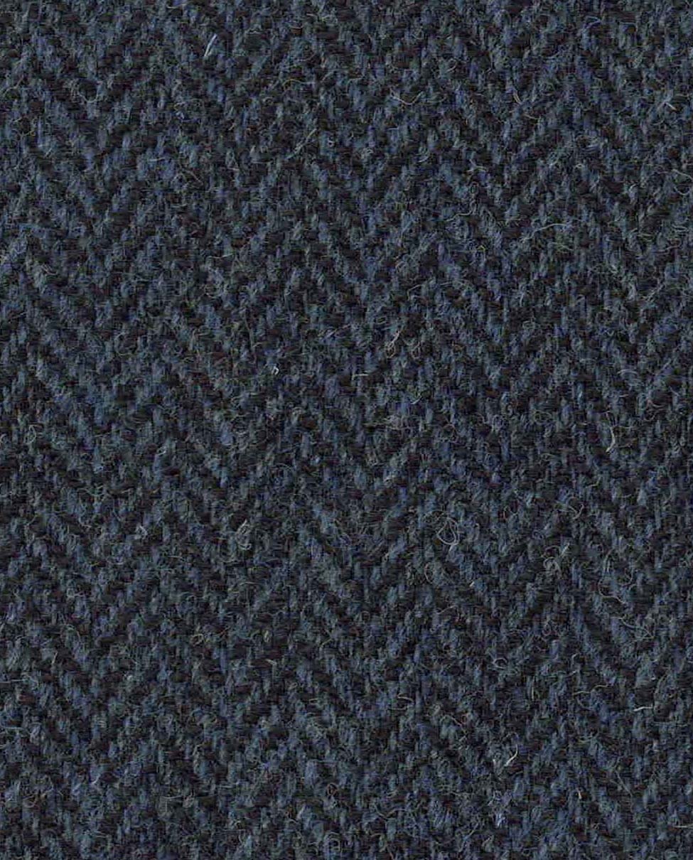 Lea – Harris Tweed Weste in Blue Herringbone