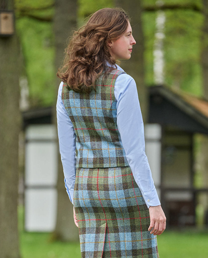 Harris Tweed Weste ''Lea'' im Highland Check