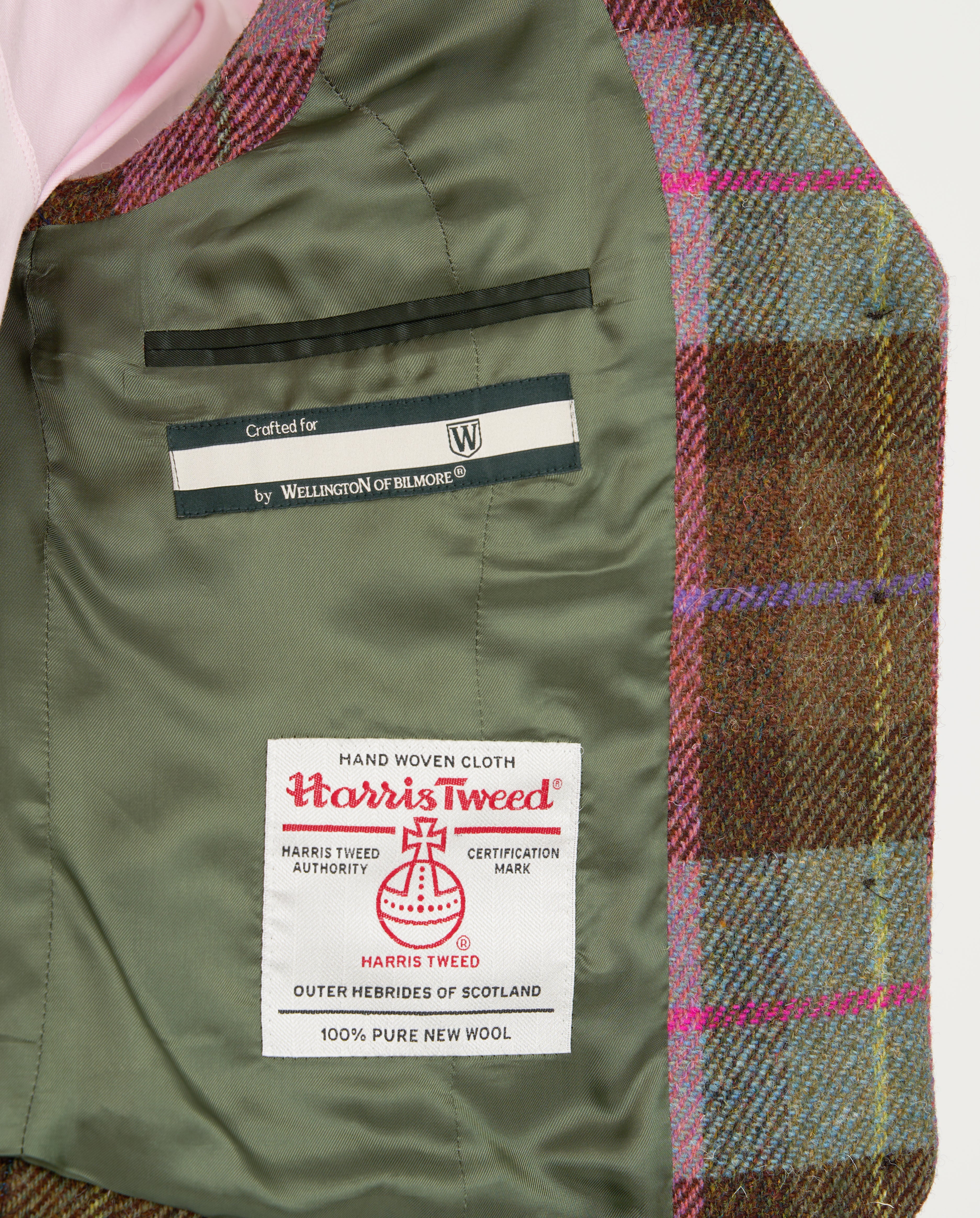 Damen Harris Tweed Weste "Lea" in Tartan Check