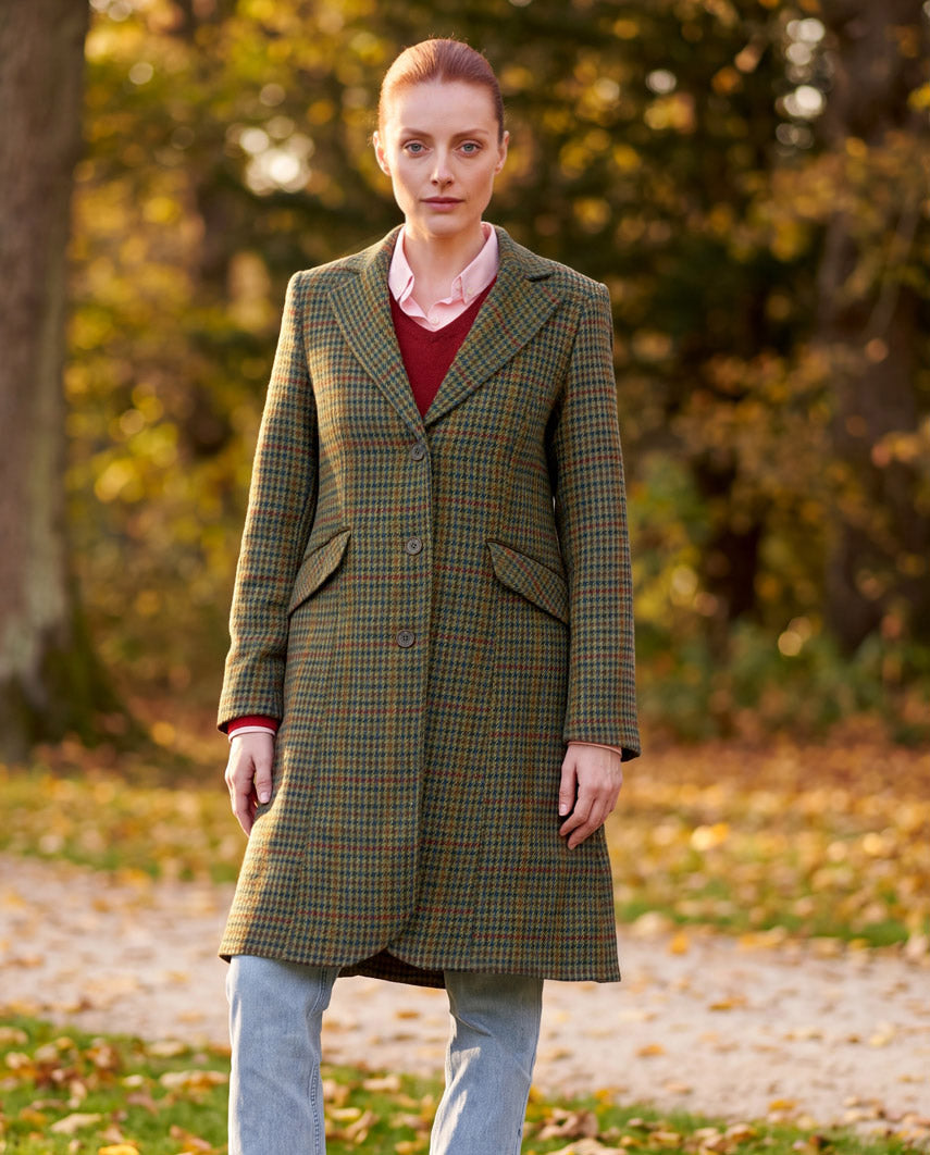 Buy Harris Tweed Coat for Women | Wellington of Bilmore