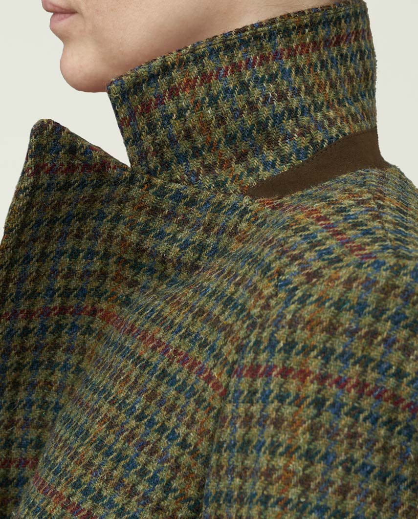 Harris Tweed Damenmantel ''Brenda'' in green Castle