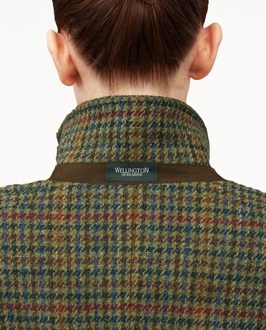 Harris Tweed Damenmantel ''Brenda'' in green Castle