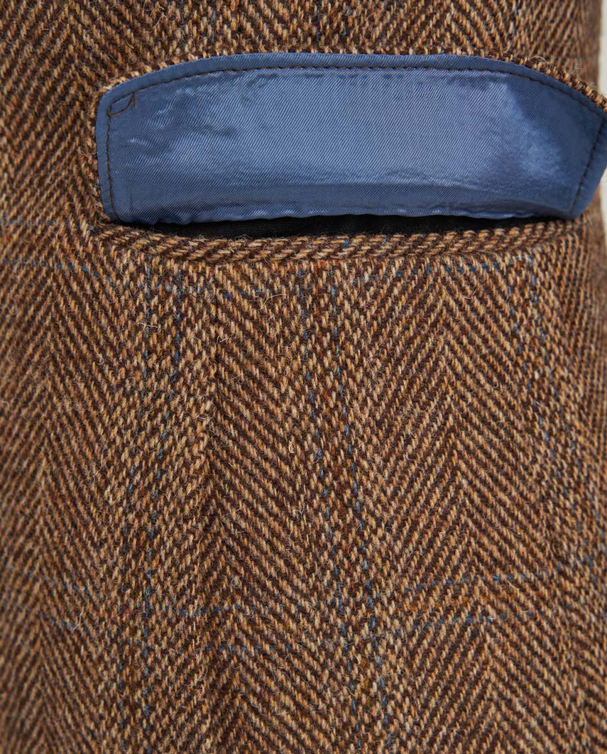 Harris Tweed Damenmantel '' Emilia'' in Herringbone Check