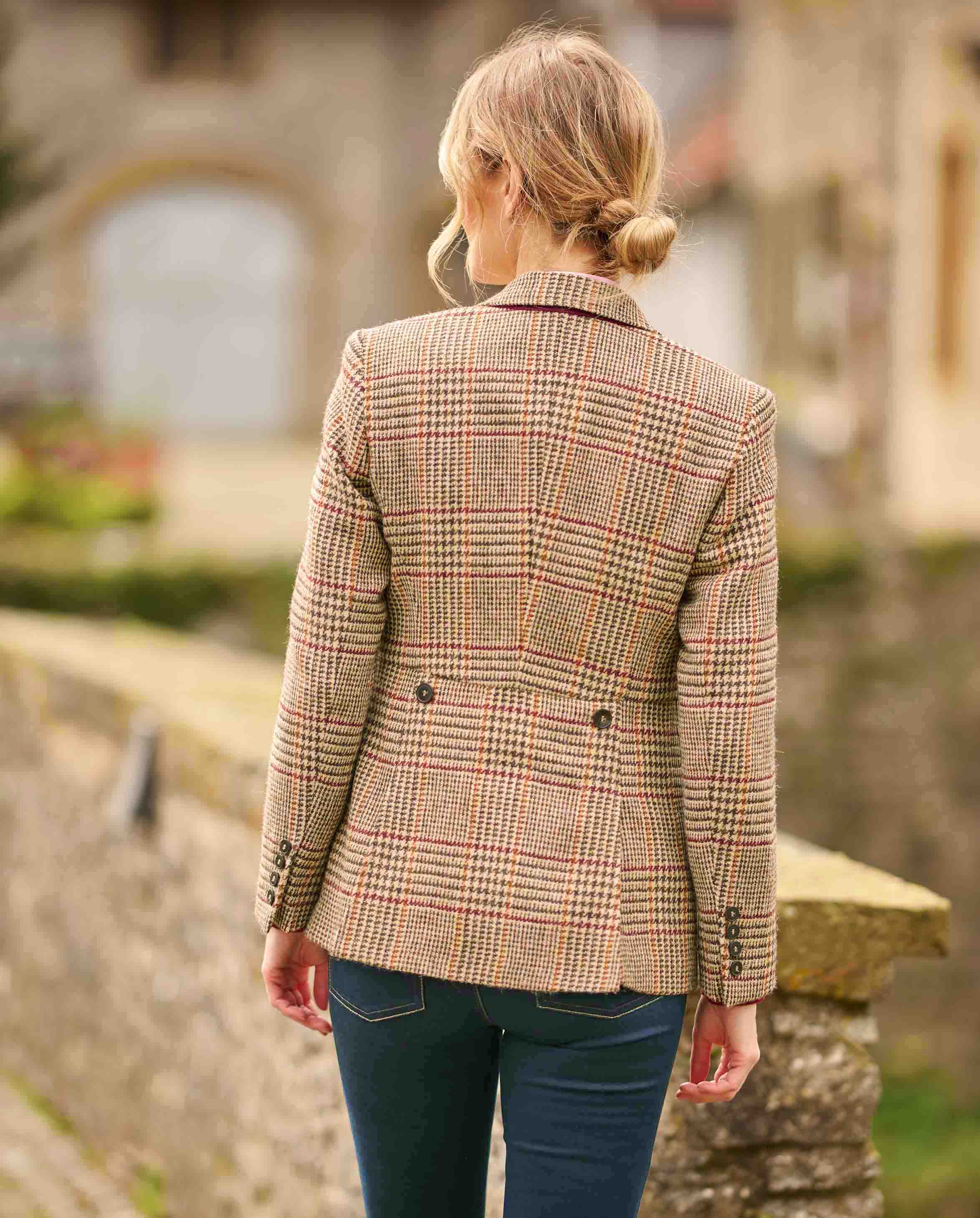 Harris Tweed Blazer ''Carola'' in Scottish Check