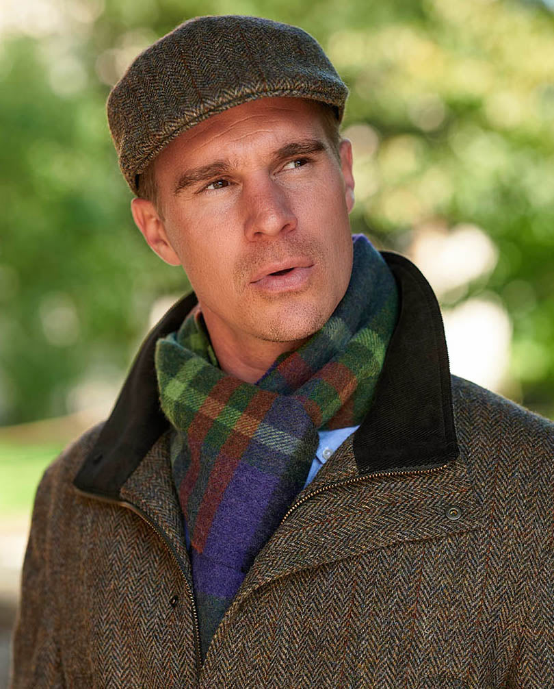 Men's field jacket ''Bristol'' in Harris Tweed