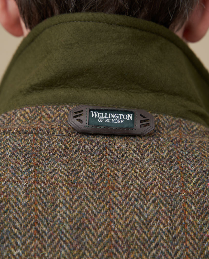 Herren Cabanjacke ,,Seaberg'' aus Harris Tweed –  Evergreen