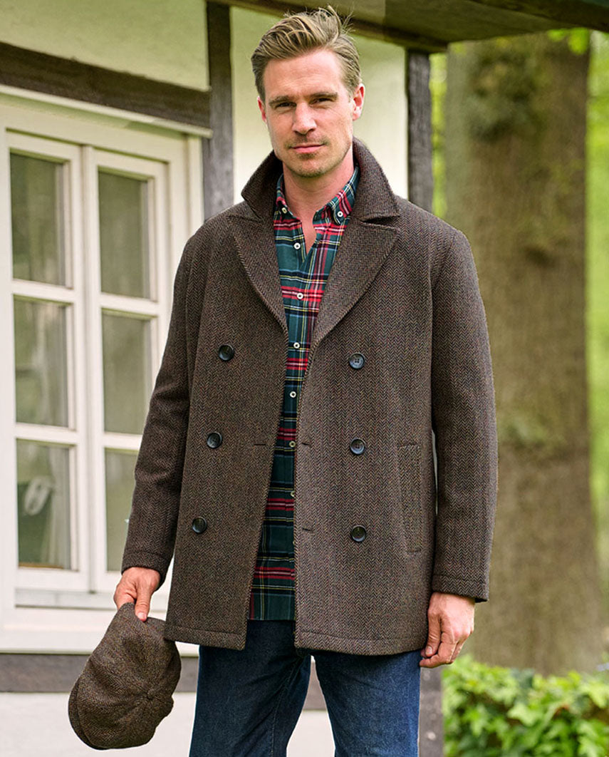 Herren Cabanjacke ”Seaberg” in Irish Tweed