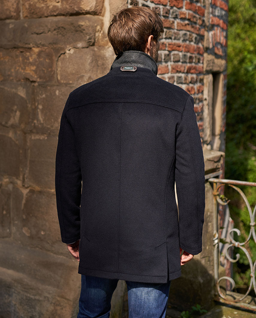 Herren Cabanjacke ''Seaberg'' in navy aus Woll-Kaschmir Qualität