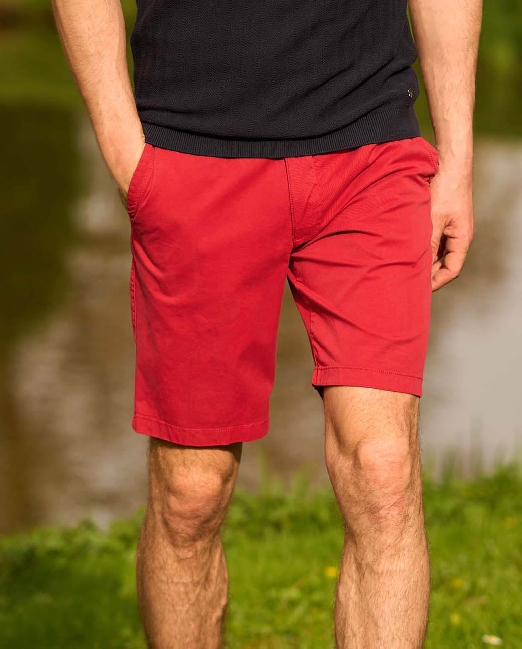 Feine Herren Bermuda ''Mr. Koke'' in red