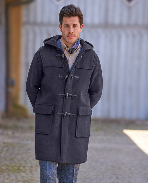 Duffle coat ”Men's Duffle” for men in navy
