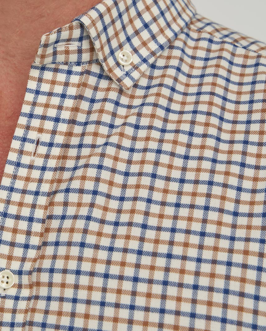 Herrenhemd ‚,Steward'‘ mit Button-Down-Kragen – bb check