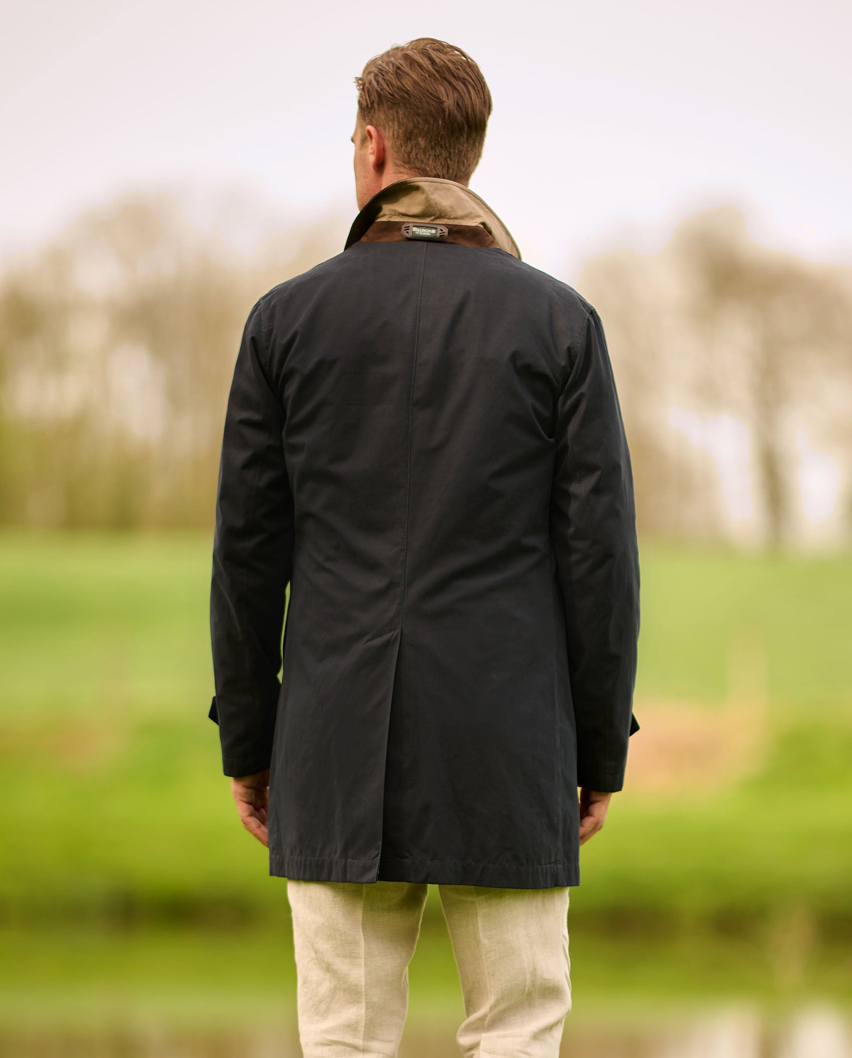 Herren Kurzmantel ”Stirling” in navy