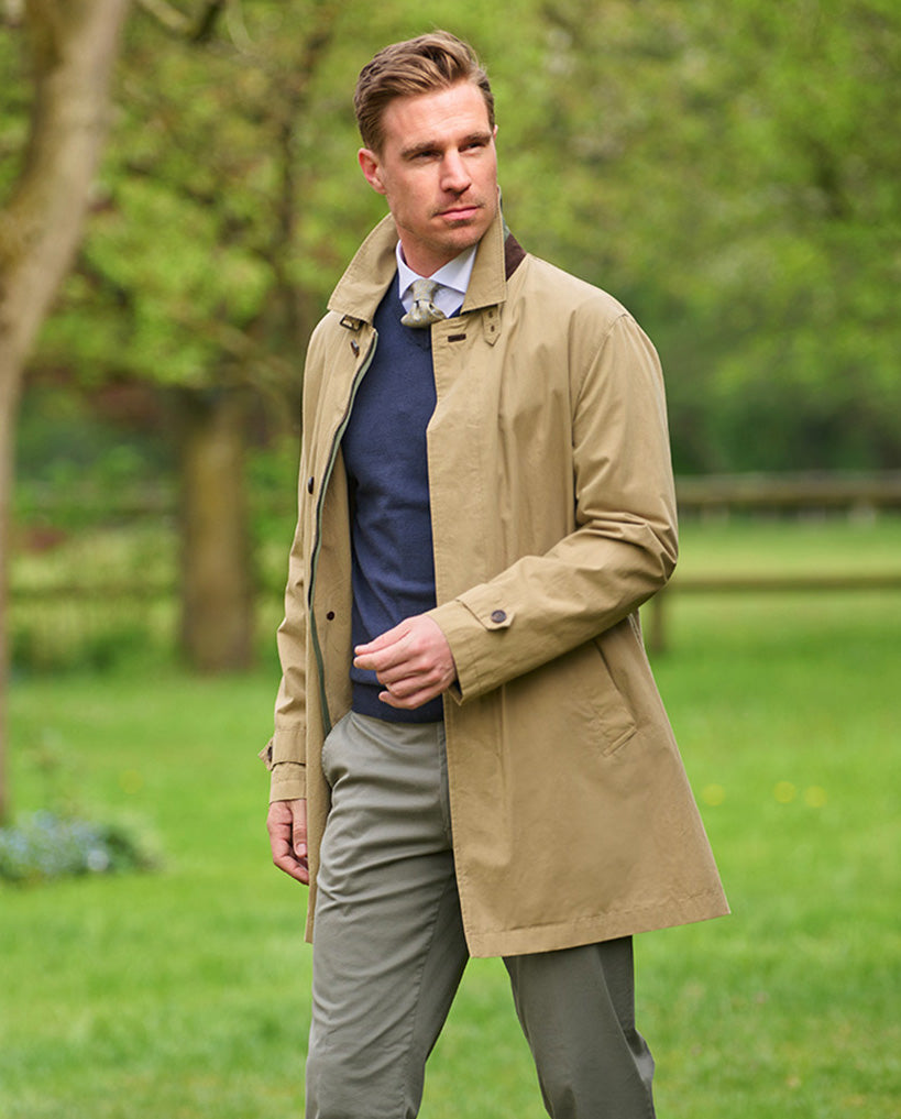 Herren Kurzmantel ”Stirling” in sand