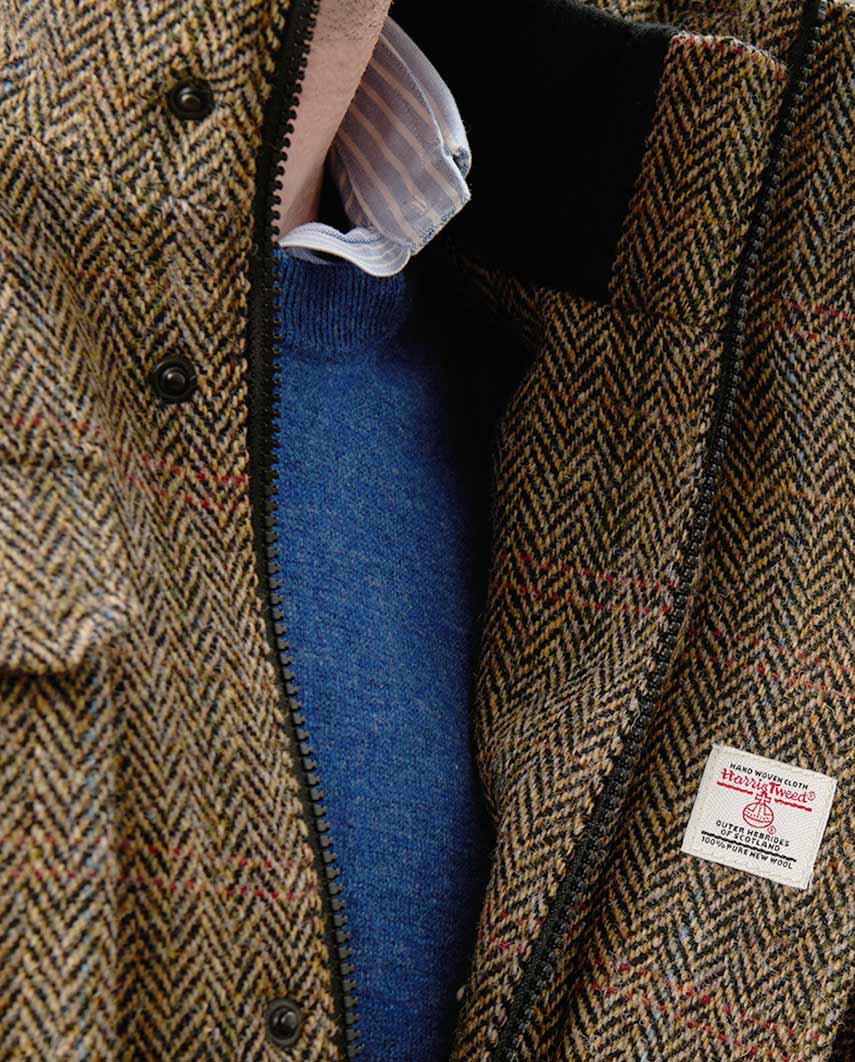 Herren Fieldjacket "Stanford" – King of Tweed aus Harris Tweed