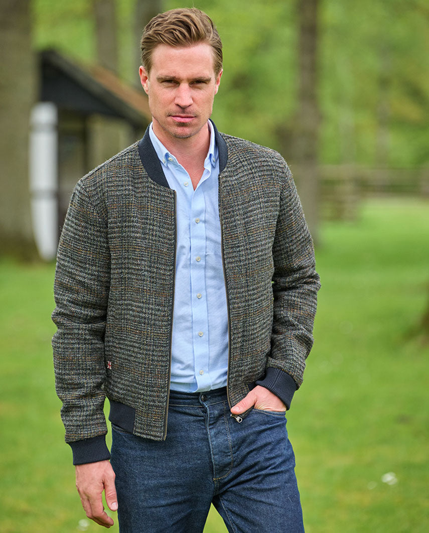 Herren Blouson "Lumber" in Harris Tweed