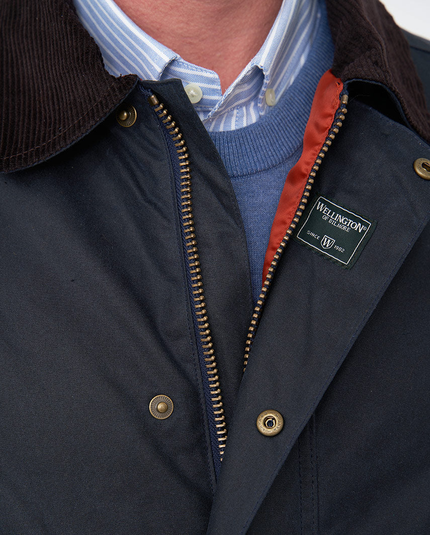 Herren Wachsjacke ''Starberg SO'' in navy