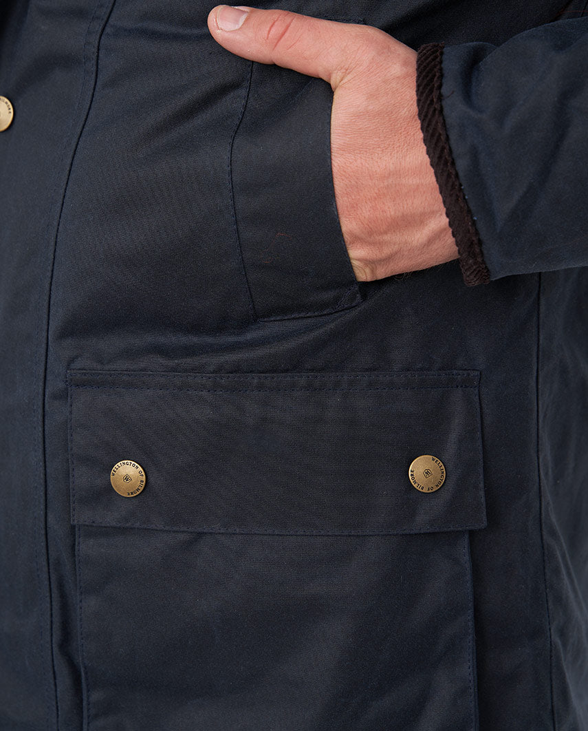Herren Wachsjacke ''Starberg SO'' in navy