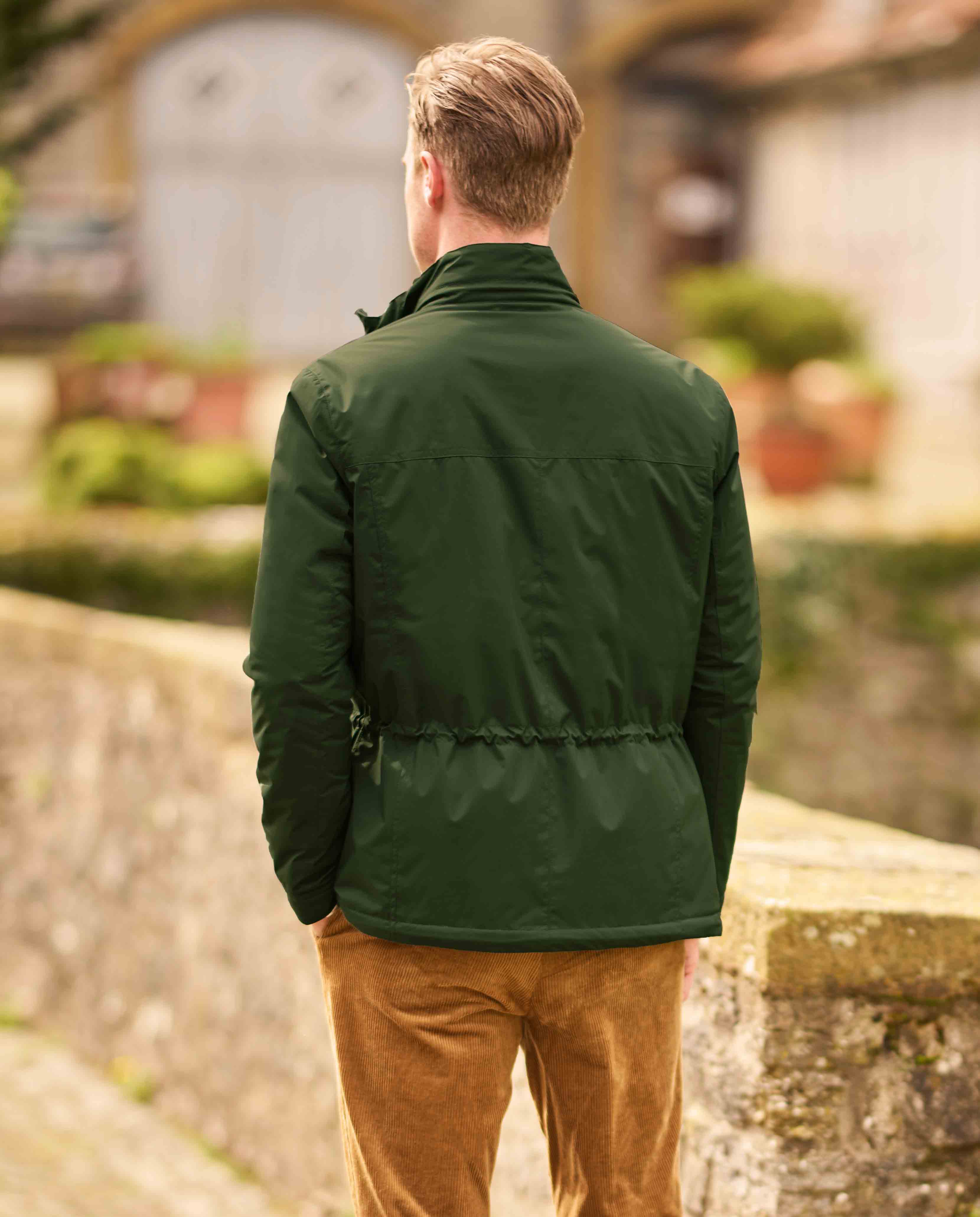 Ultralight men's functional jacket ''Rymer'' in racing green