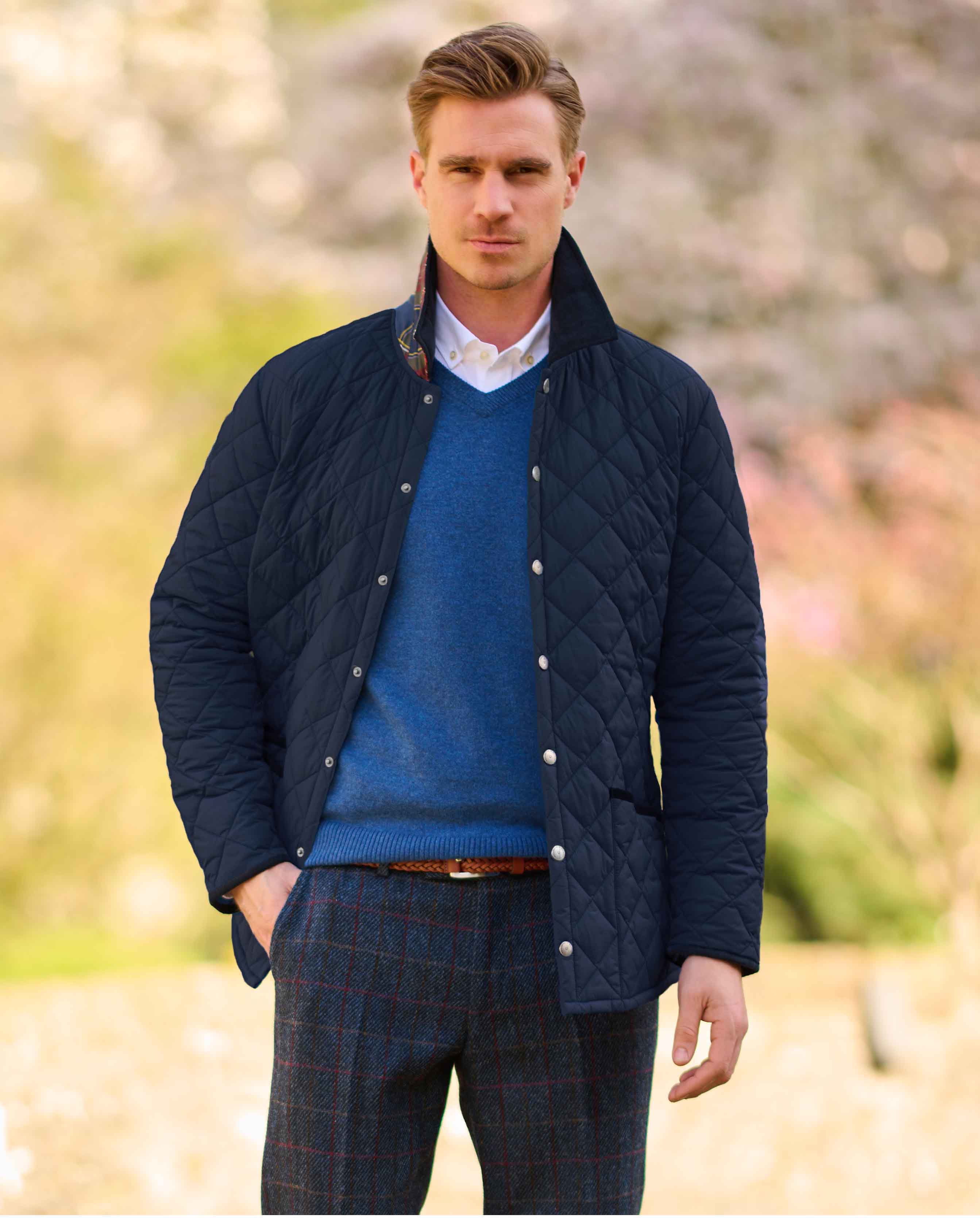 Herren Steppjacke ''York'' in navy