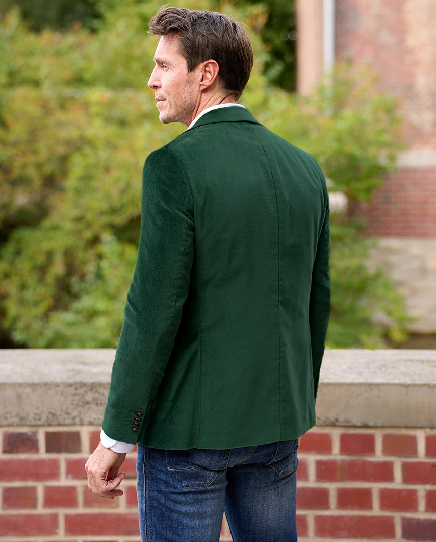 Herren Samt Sakko ''London'' in forest