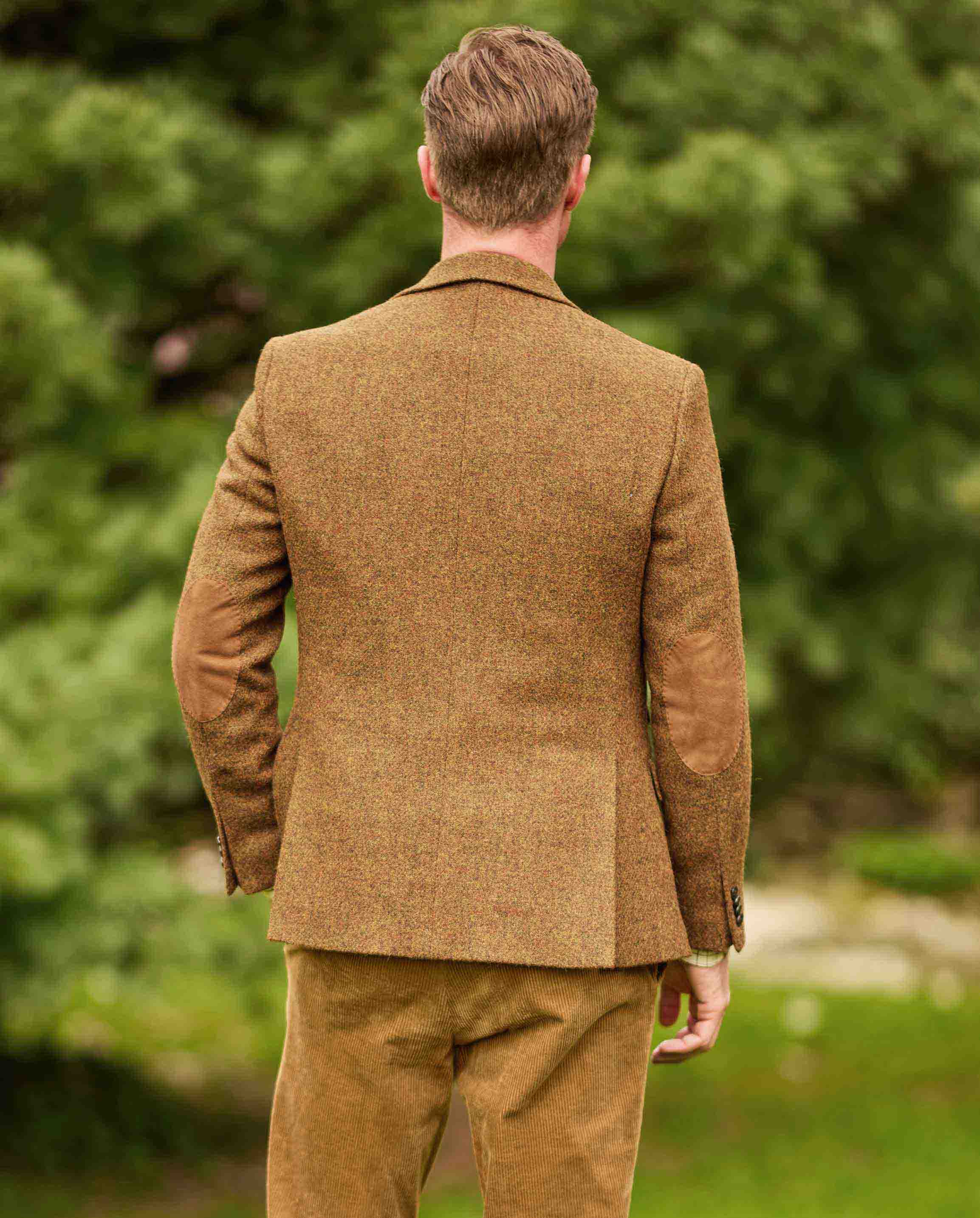 Harris Tweed jacket ''London'' in multicolor rust