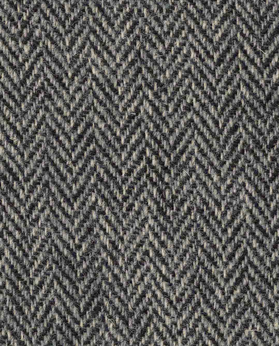 Harris Tweed Sakko ''London'' in black herringbone