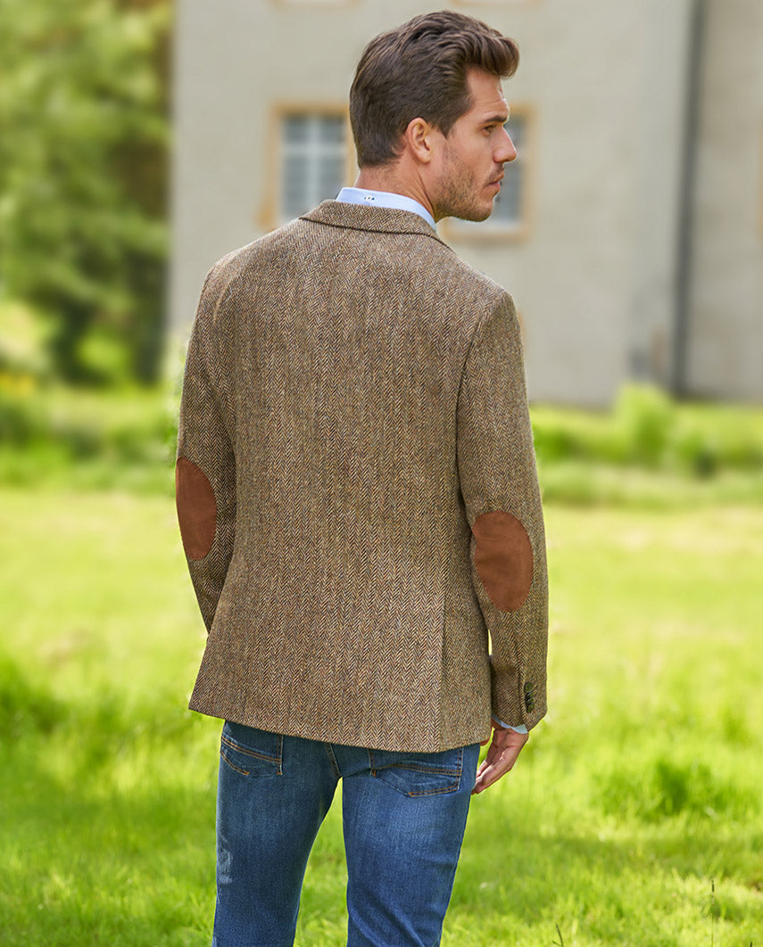 Harris Tweed jacket ''London'' in country herringbone