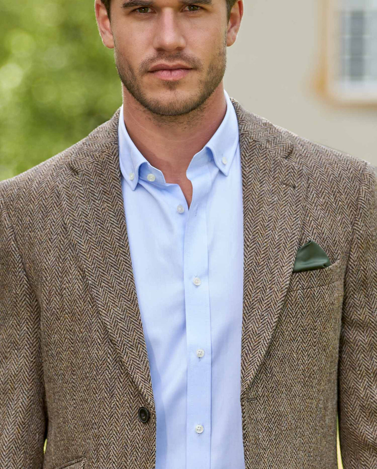 Harris Tweed Jacket "London" in country herringbone