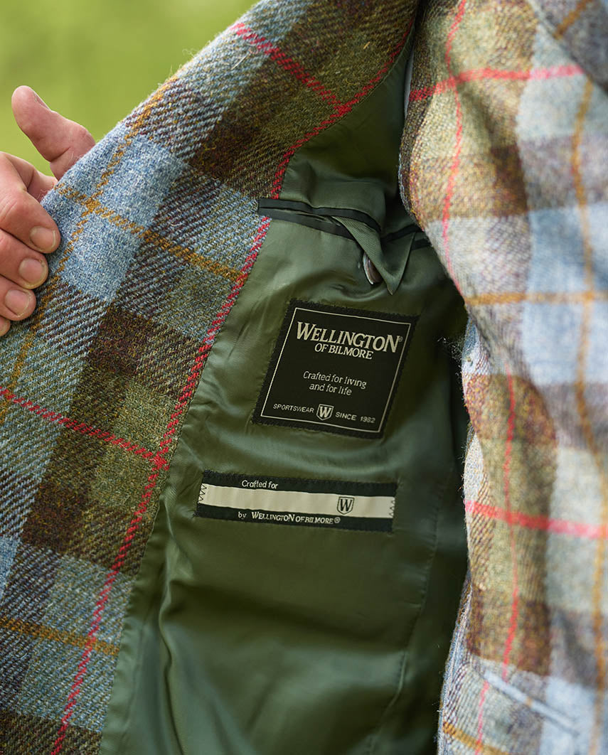 Harris Tweed jacket ''London'' in Highland check