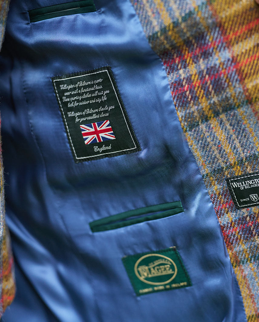 Magee Tweed Sakko ''London'' im Multicolor Check