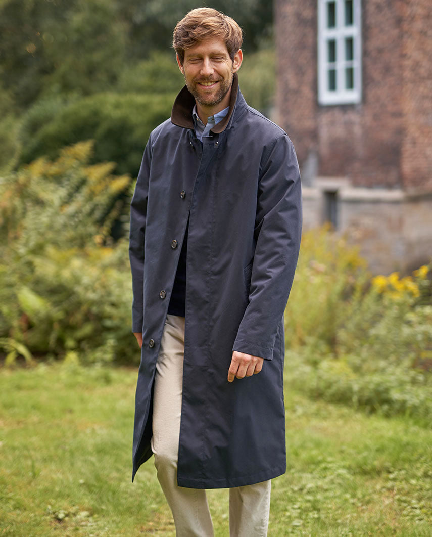 Classic men's coat ''Finchester'' in navy