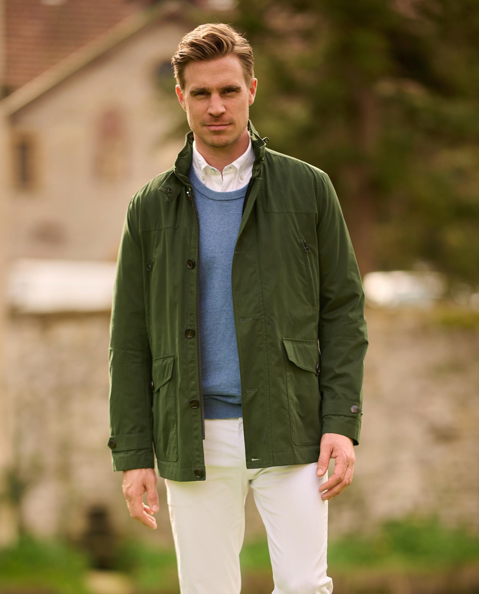 Men's field jacket ''Renfield'' in racing green