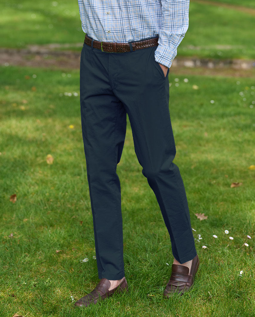 Feine Herren Chino ” Mr. Jones” in navy