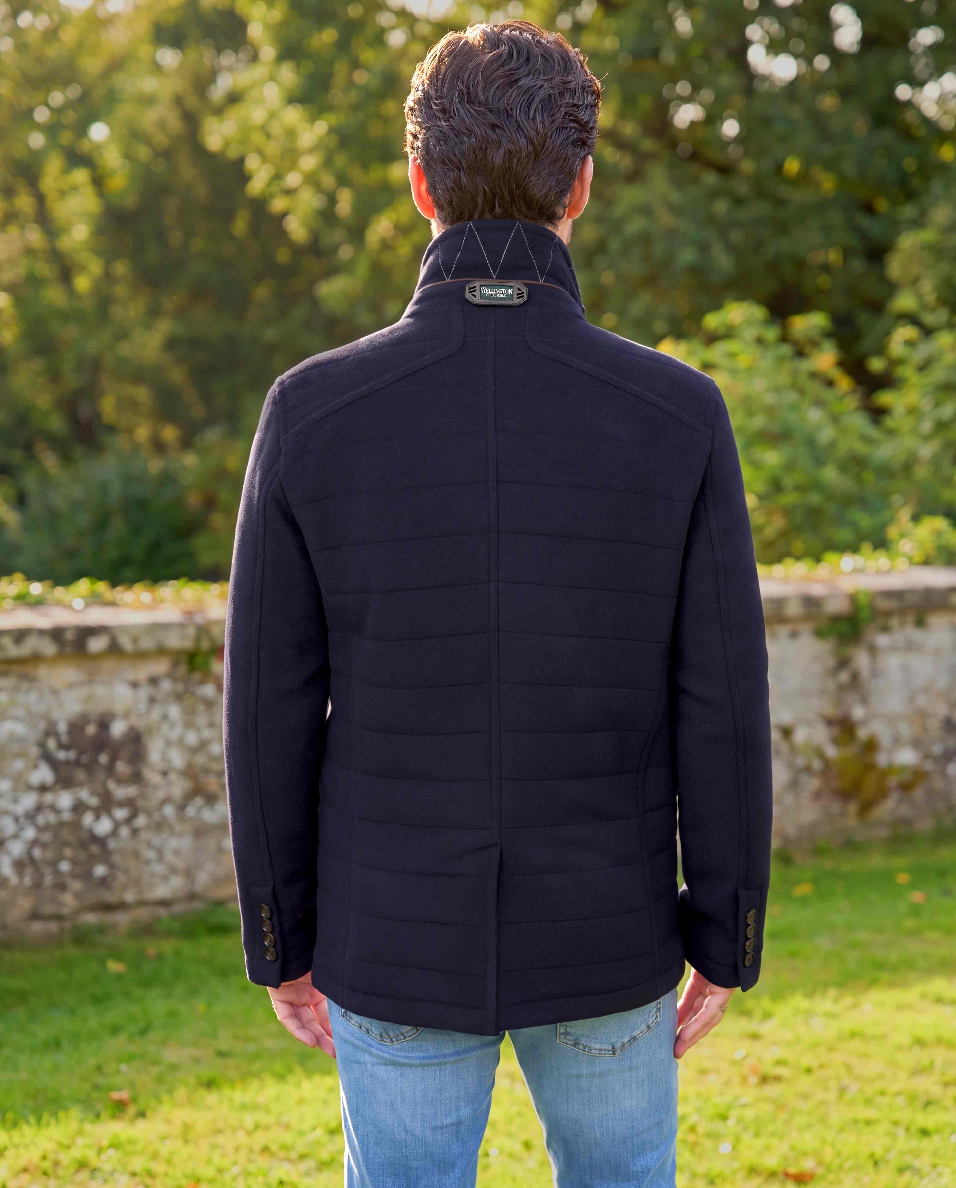 Austria in Navy – Herrenjacke im Sakkostyle aus Woll-Kaschmir