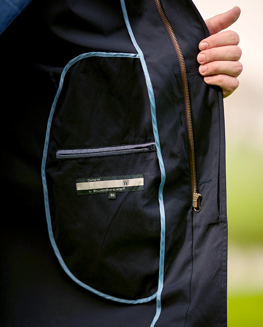Men's short coat ”Stirling” in navy