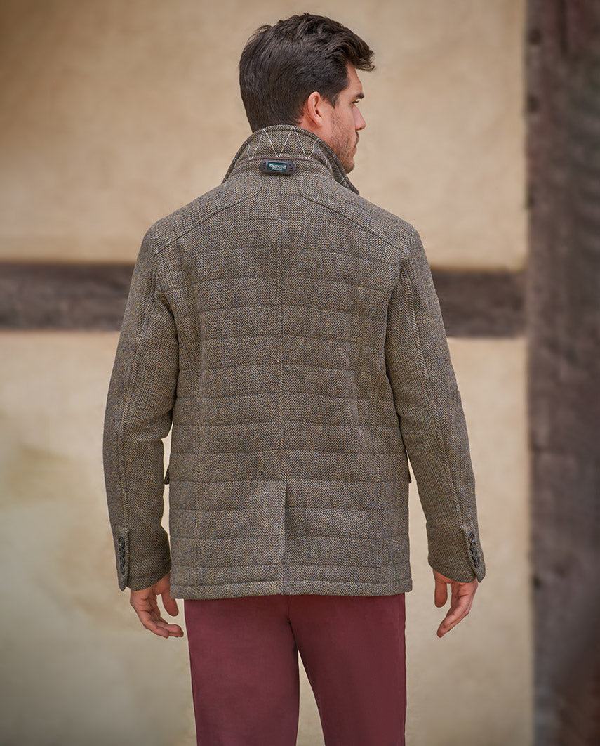 Herren Tweed Jacke ''Austria'' Jacke in green Hill Tweed