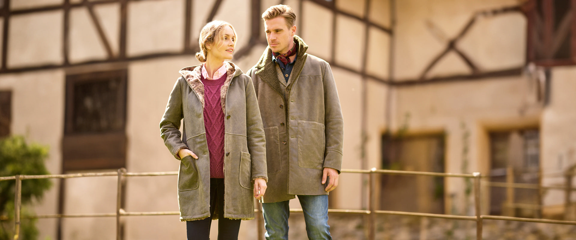 Men's coat ''Howard'' in navy made of wool-cashmere mix